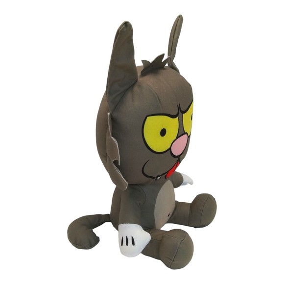 The Simpsons 9" Scratchy Cat Plush Itchy and Scratchy Show Toy Factory - Picture 3 of 8